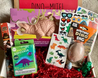 Dino-Mite, Valentine's Day Gift Set, Valentine's Day Kids Chocolate Set, Valentine, Dinosaur Valentine, Pink Dinosaur