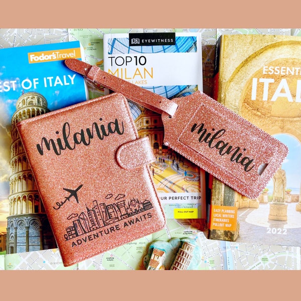 Glitter Passport Covers Etsy