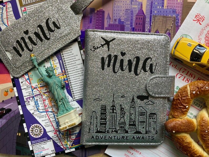 Glitter Passport Cover Dubai Passport Passport Cover Travel Etsy