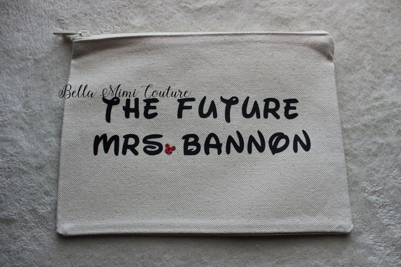 Custom Couture Personalized Mickey /& Mickey Mouse Wedding Tote Bag