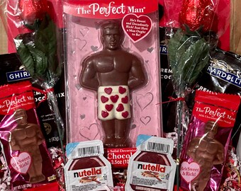Hot Cocoa Set, Hot Cocoa Bar, Valentine's Day, Valentine, Galentine, Perfect Man, Chocolate