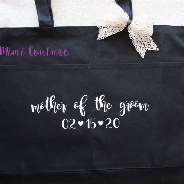 Mother of the Groom Tote Bag, Mother of the Groom, Mother, Bridal Party