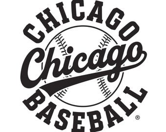 Béisbol de Chicago SVG, Béisbol vintage PNG, Diseño deportivo retro SVG, Archivo de corte para Cricut, Imágenes prediseñadas de béisbol, Diseño de logotipo deportivo