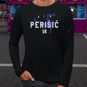 Air Perišić #14 Animated Style Soccer Graphic Tee, 2026 World USA Tournament Inspired, Croatia Star Player Football Gift Unisex T-Shirt image 6
