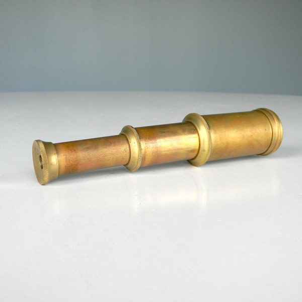 Vintage Telescope Brass Spyglass Steampunk Collapsible