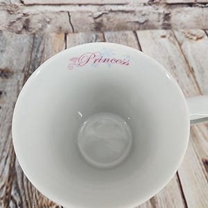 Disney Ariel Little Mermaid Princess Porcelain Coffee Tea Mug Cup Retired VTG 画像 3