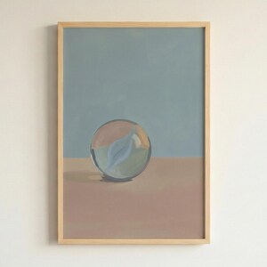 Minimalist Glass Marble Art Print - Digital Download | #10247