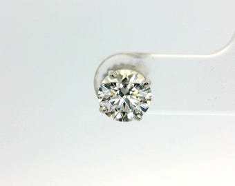Diamond Stud Earrings.  2CT Total.  D/E.  VVS/VS.  Lab-Grown.