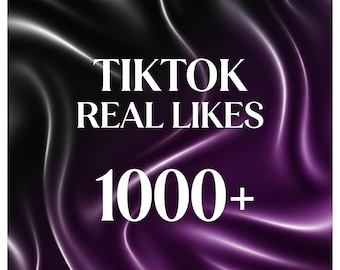 Más de 1000 likes reales en TikTok / Impulso y crecimiento en TikTok / Marketing en redes sociales / Entrega rápida