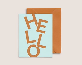 Hello  |  Letterpress Card