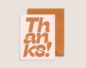 Thanks  |  Letterpress Card