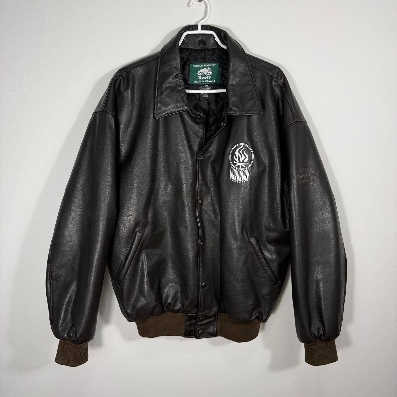 Roots Leather Jacket - Etsy Canada