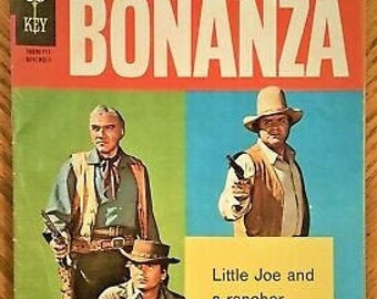 Vintage Gold Key Comic - Bonanza 26 - November 1967 Clean Rare!