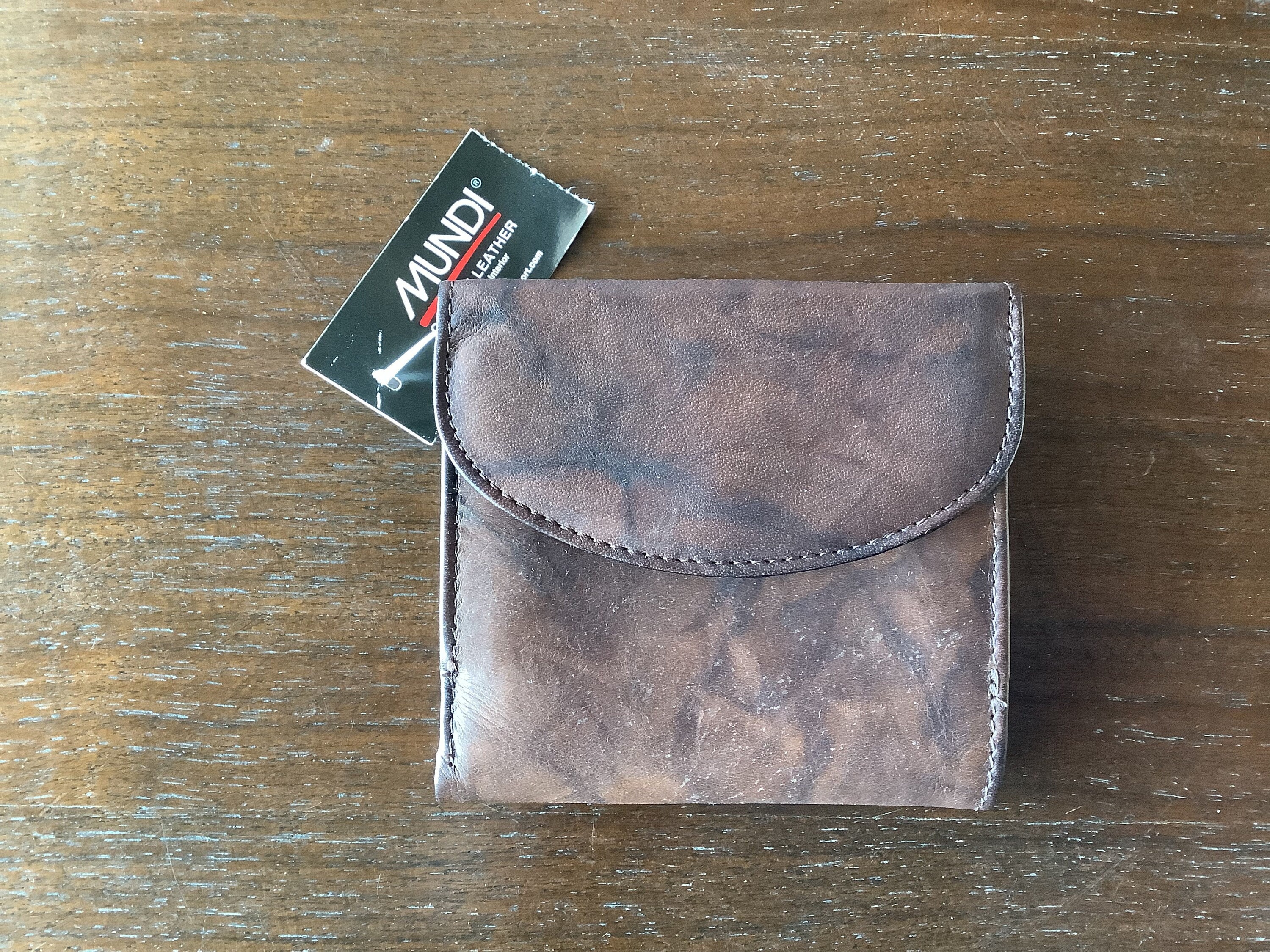 New With Tags MUNDI ACCESSORIES Genuine Leather Mini Organizer