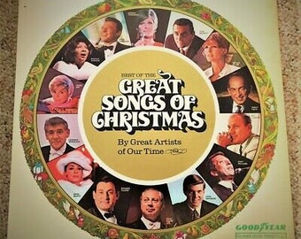 LP Vintage Best Of The Great Songs Of Christmas Columbia Good Year CSS 1478 1970