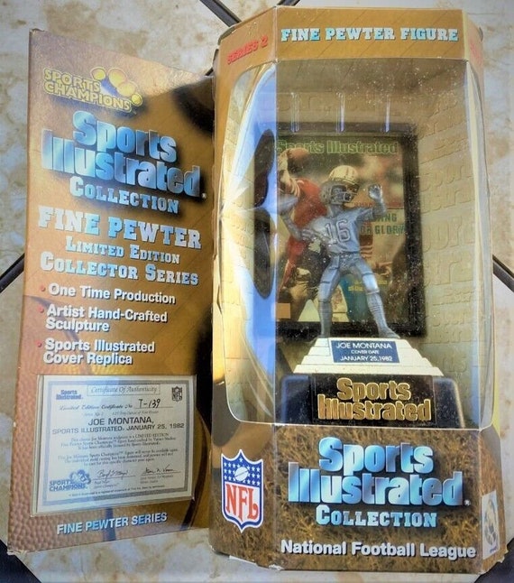 Sports Illustrated Collection Fine Pewter Figure Joe Montana 49ers