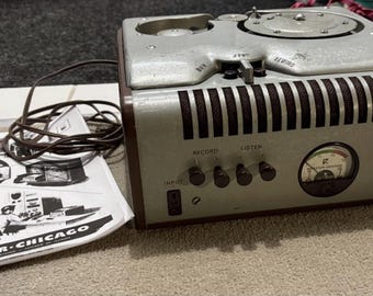 Vintage RARE Model 78 Webster Wire Recorder Historical Audio Powers On..Plz Read