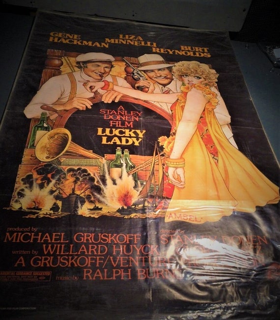 Two Vintage Lucky Lady Film Posters Gene Hackman Liza Etsy