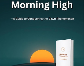 Dawn Phenomenon Guide Diabetes Printable, Fasting Blood Sugar Workbook, Type 2 Diabetes PDF, Glucose Tracker Digital Download, Health Ebook