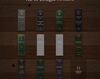 Vatertag druckbare Lesezeichen Instant Download Geschenk für Papa Set von 10 Designs DIY Lesegeschenk von Kinder