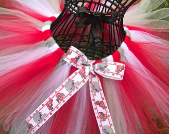 Ohio State Buckeyes Tutu (custom order any size) Buckeyes cheer shirt Ohio State University tutu Buckeyes football skirt