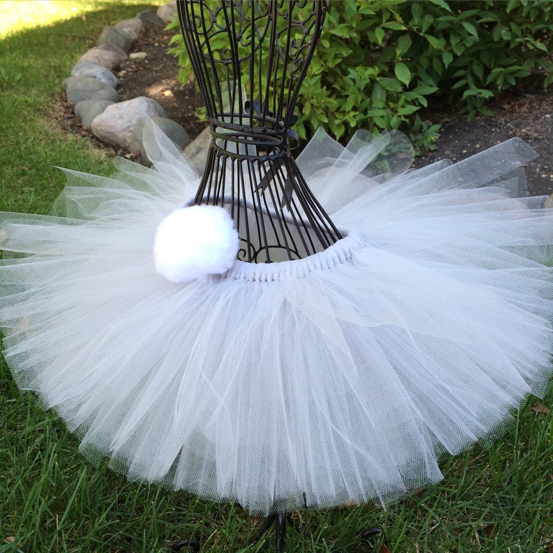 Bunny Costume Set with Mesh Tutu