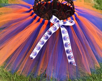 Edmonton Oilers Tutu Skirt Oilers tutu Oilers cheer skirt oilers fan