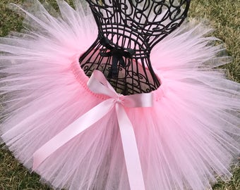 Pink Tutu Pretty in Pink Pink Petti Skirt Pink Cake Smash tutu photo prop ballerina tutu