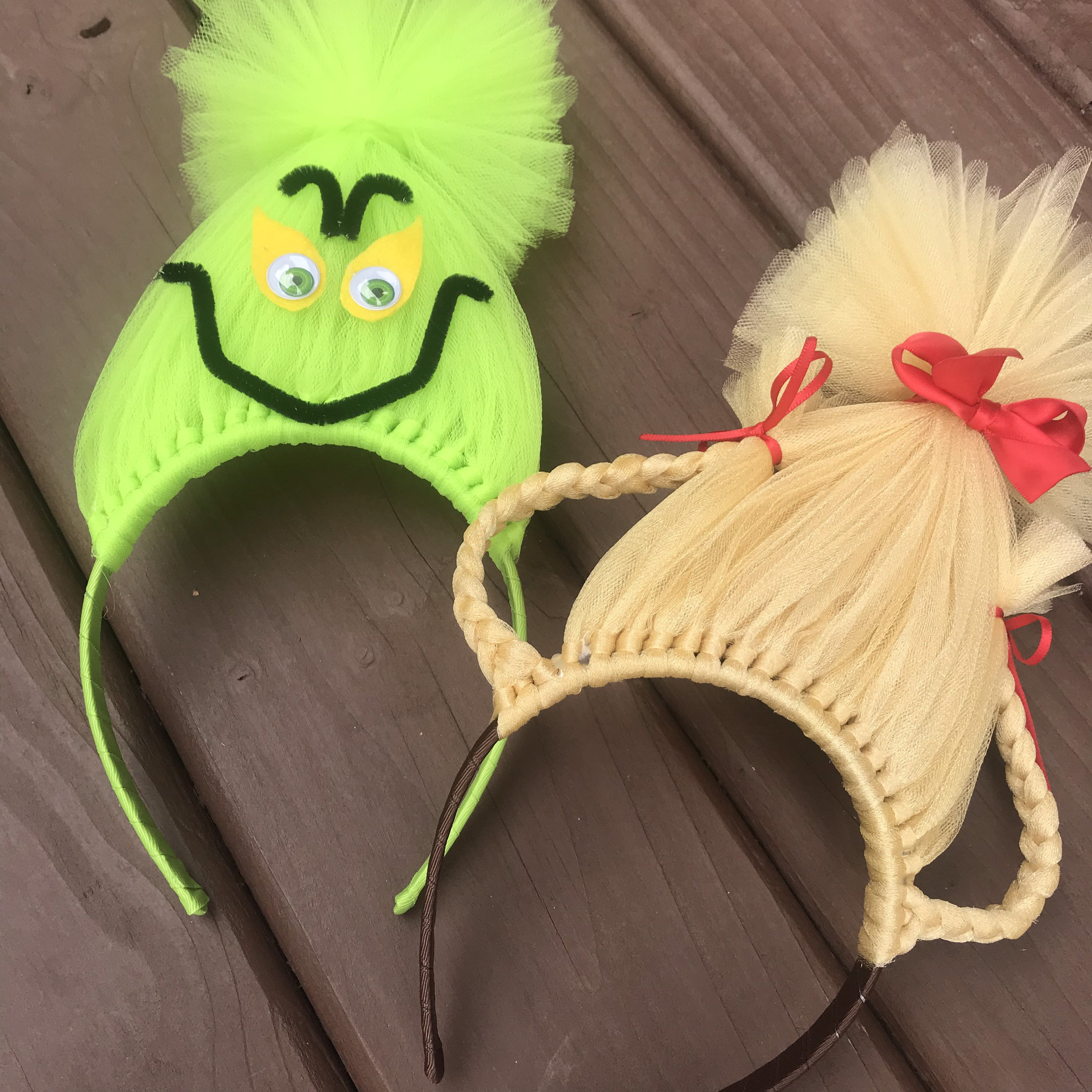 Grinch and Cindy Lou Who Inspired Hair Headband Cindy Lou Wig - Etsy