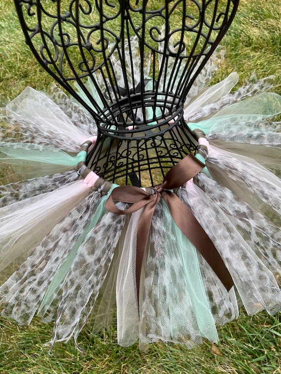 Gonna Petti con tutù con stampa leopardata Gonna per bambini con