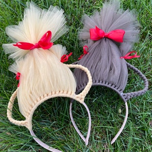 Cindy Lou Who geïnspireerd haar hoofdband Cindy Lou pruik hoofdband kerst lelijke trui partij vakantie boog cindy lou who kostuum