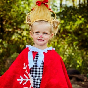 Cindy Lou Who geïnspireerd haar hoofdband Cindy Lou pruik hoofdband kerst lelijke trui feest vakantie boog cindy lou who kostuum