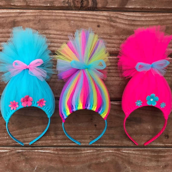 Trolls Headband Poppy Headband Poppy Troll Hair Princess Poppy