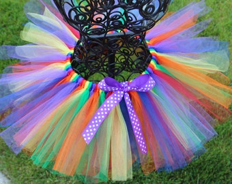 Regenboog Tutu Petti rok Rainbow kinderen rok felgekleurde kleding kinderen