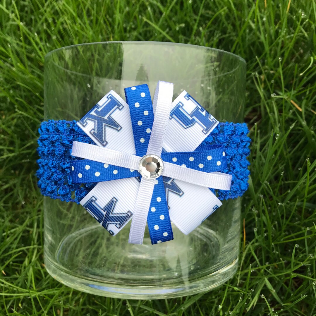 Kentucky Wildcats University of Kentucky Headband Hair Bow Wildcats
