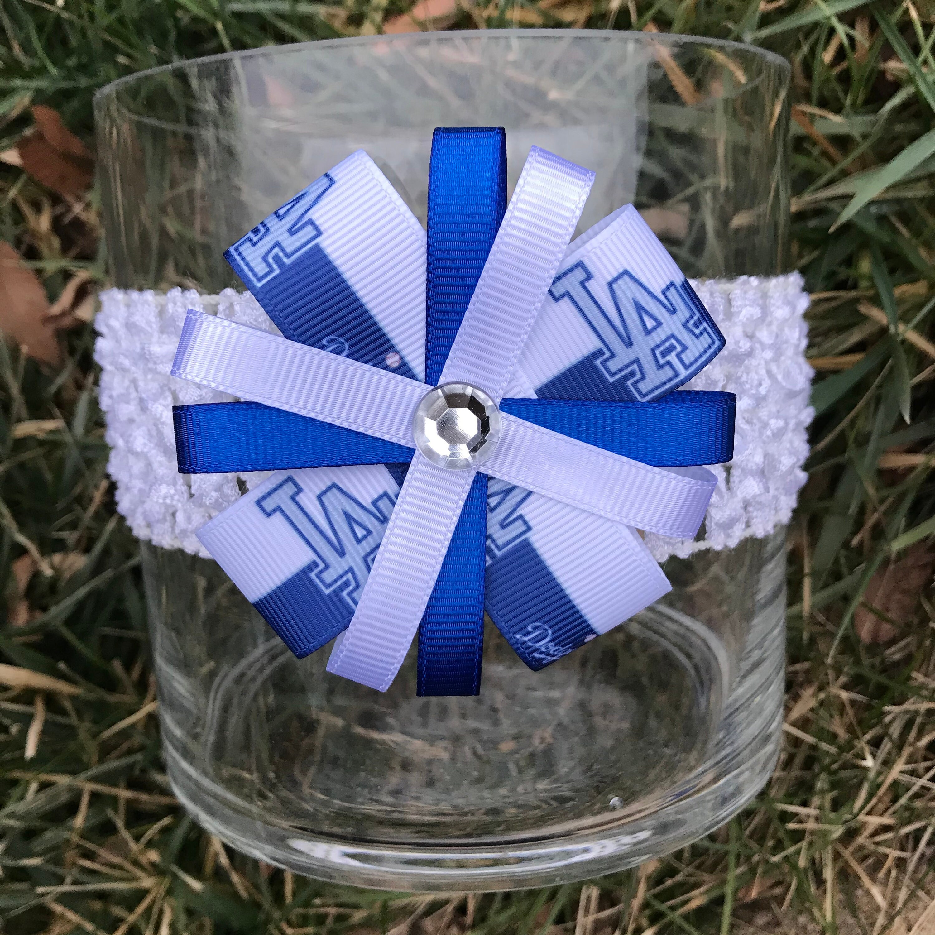 Dodgers Baseball Hair Bow Headband LA dodgers headband Los Etsy