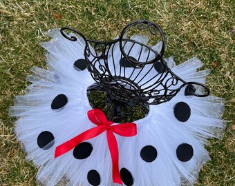 Dalmatian Tutu Birthday Tutu 101 Dalmatians inspired Skirt Dalmatians party theme