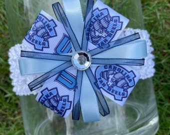 UNC Tarheels University of North Carolina Headband Hair Bow Tarheels headband