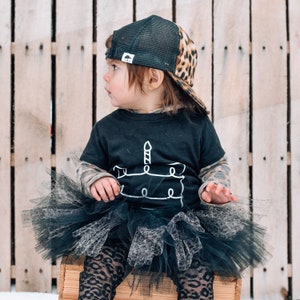 Leopard Print Tutu Petti Skirt Animal print kids skirt Leopard kids clothing