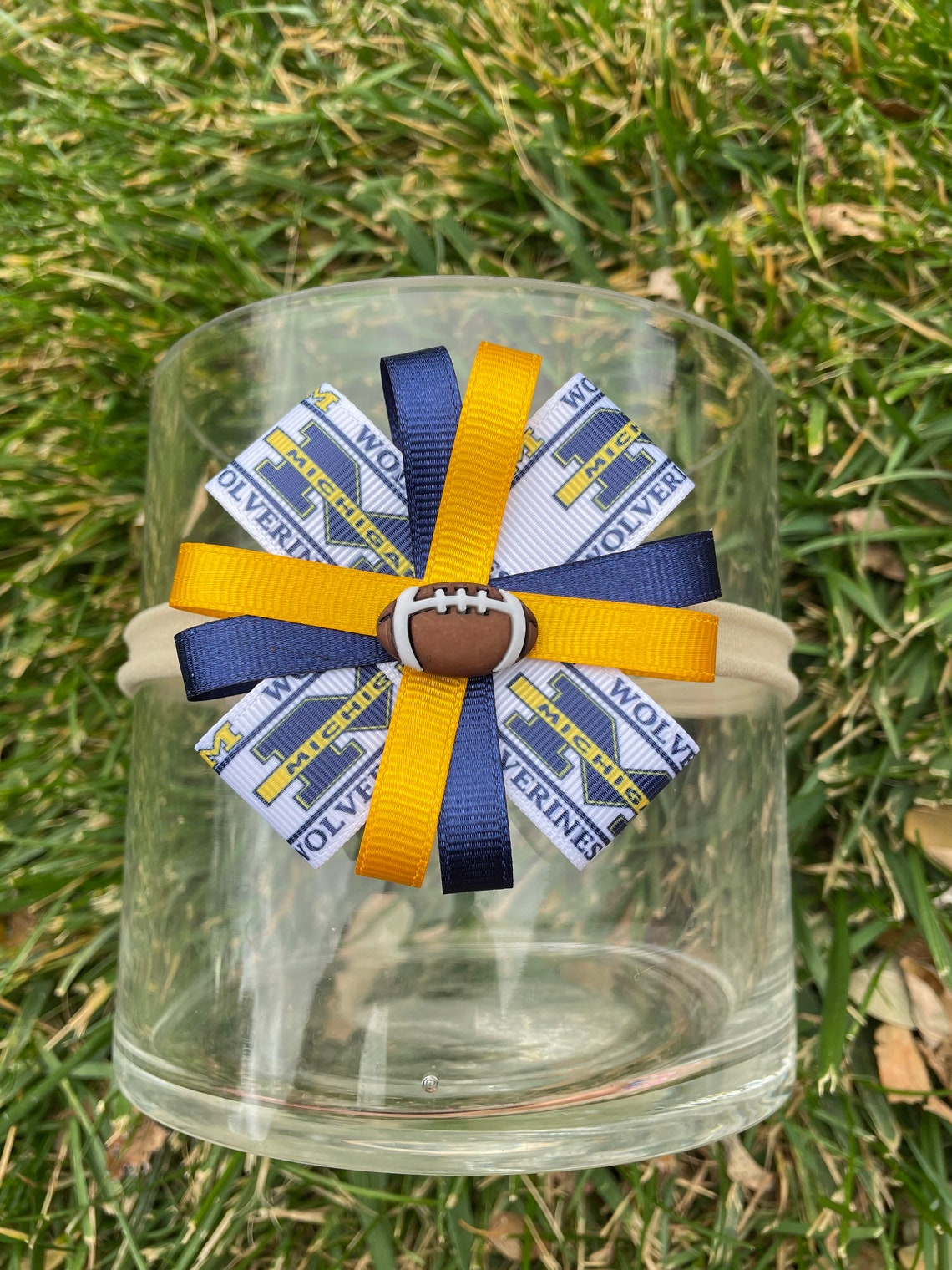 Michigan Wolverines Headband or Hair Bow University of Etsy