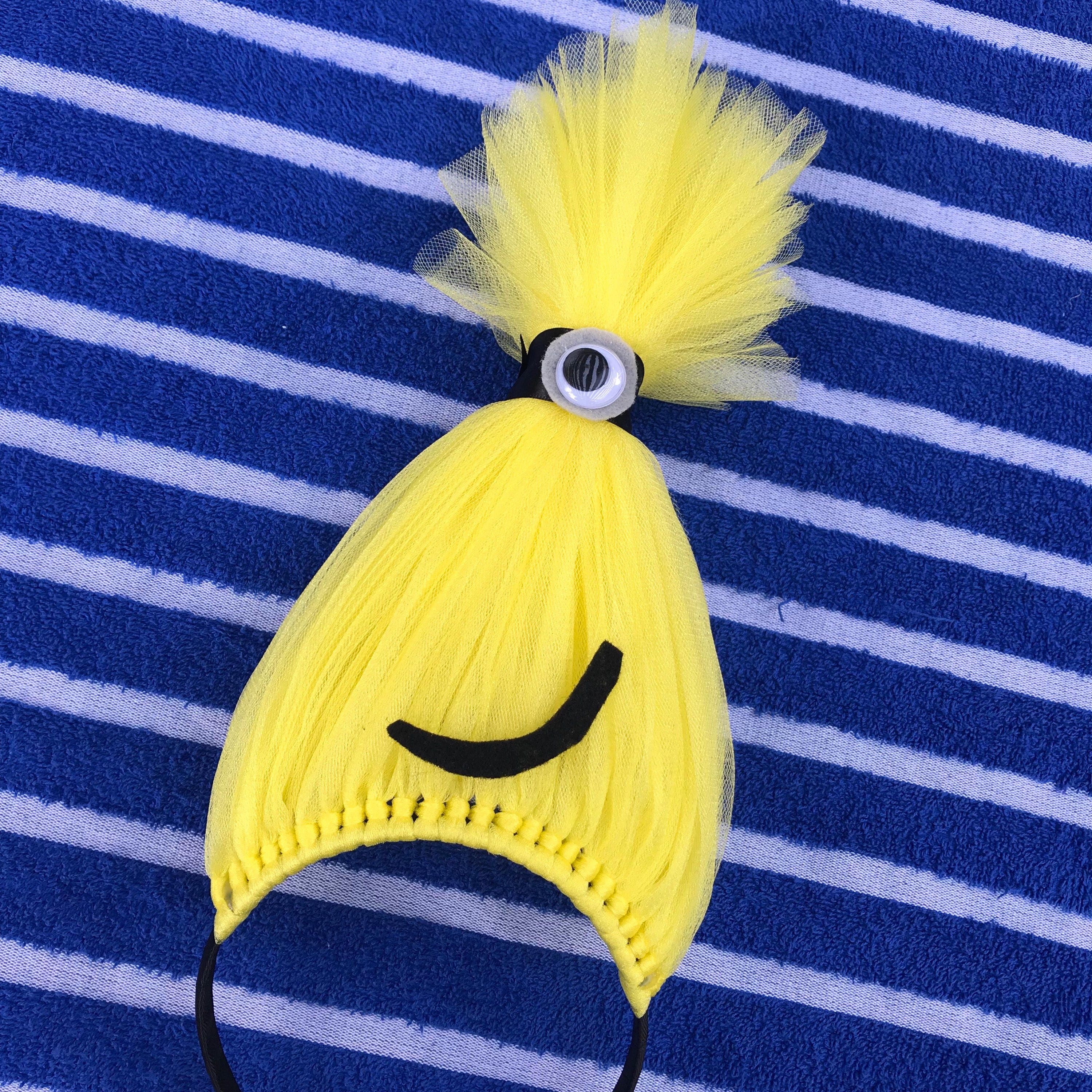 Minion Headband Minions Hair Minion Costume Minion troll hair Etsy