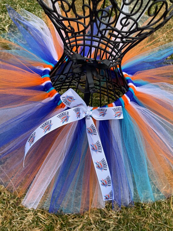 OKC Thunder Tutu Oklahoma City Thunder Girl Tutu Skirt Basketball Tutu  Skirt - Etsy