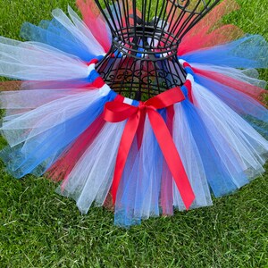 USA tutu Red White and Blue tutu petty skirt 4th of July Fourth of July skirt Patriotic clothes