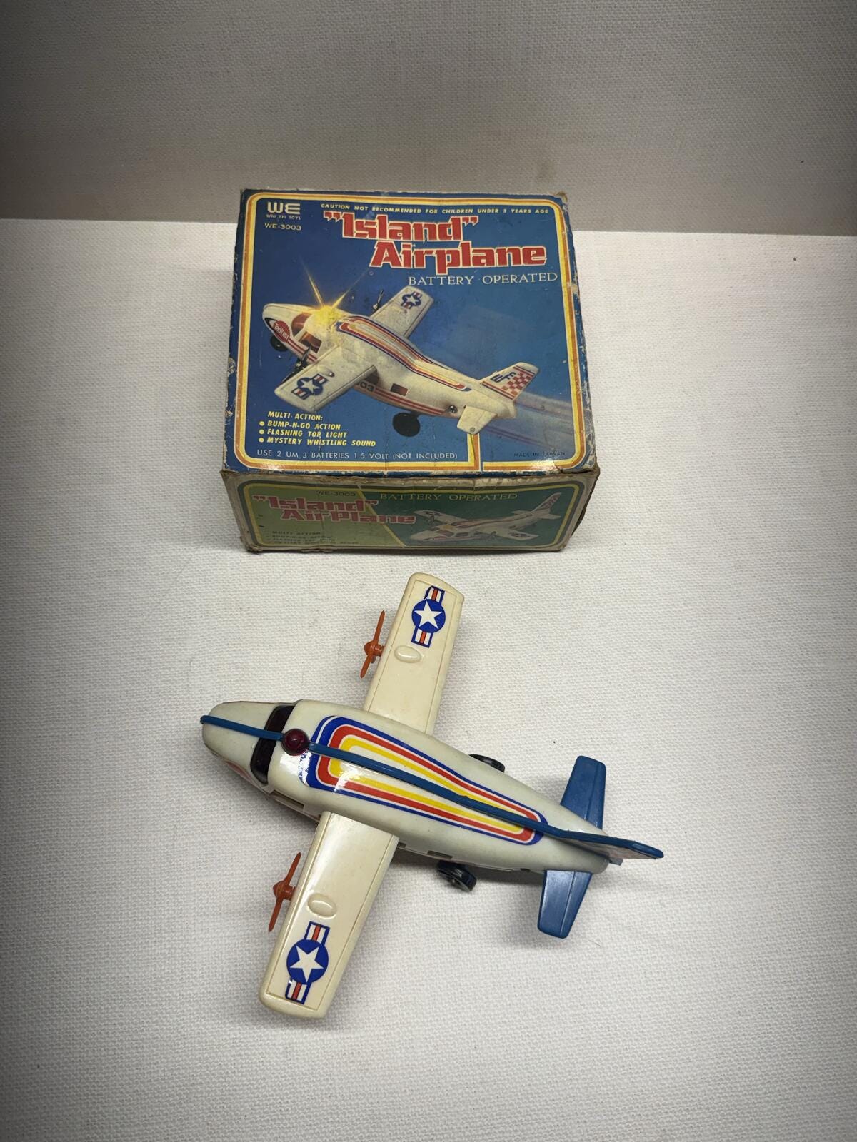 Vintage Battery Operated Airplane - Etsy Finland