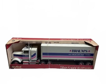 Nylint Silver Knight 18-wheeler Braum's Ice Cream & Dairy Stores