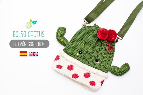 Patr n Amigurumi Bolso Cactus Patr n En ESPA OL E INGL S De