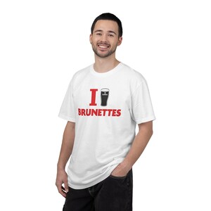 I Heart Brunettes T-shirt | St. Patrick's Day, Beer Tee, Guinness Shirt, Pub Gift image 4