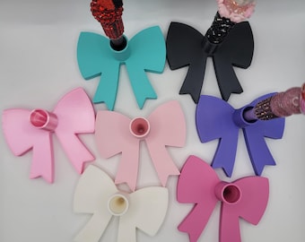 3D Printed beaded Pen Display Fits Both Simple Pens & Full Rhinestone Beadable Pens in Various Colors, single or double