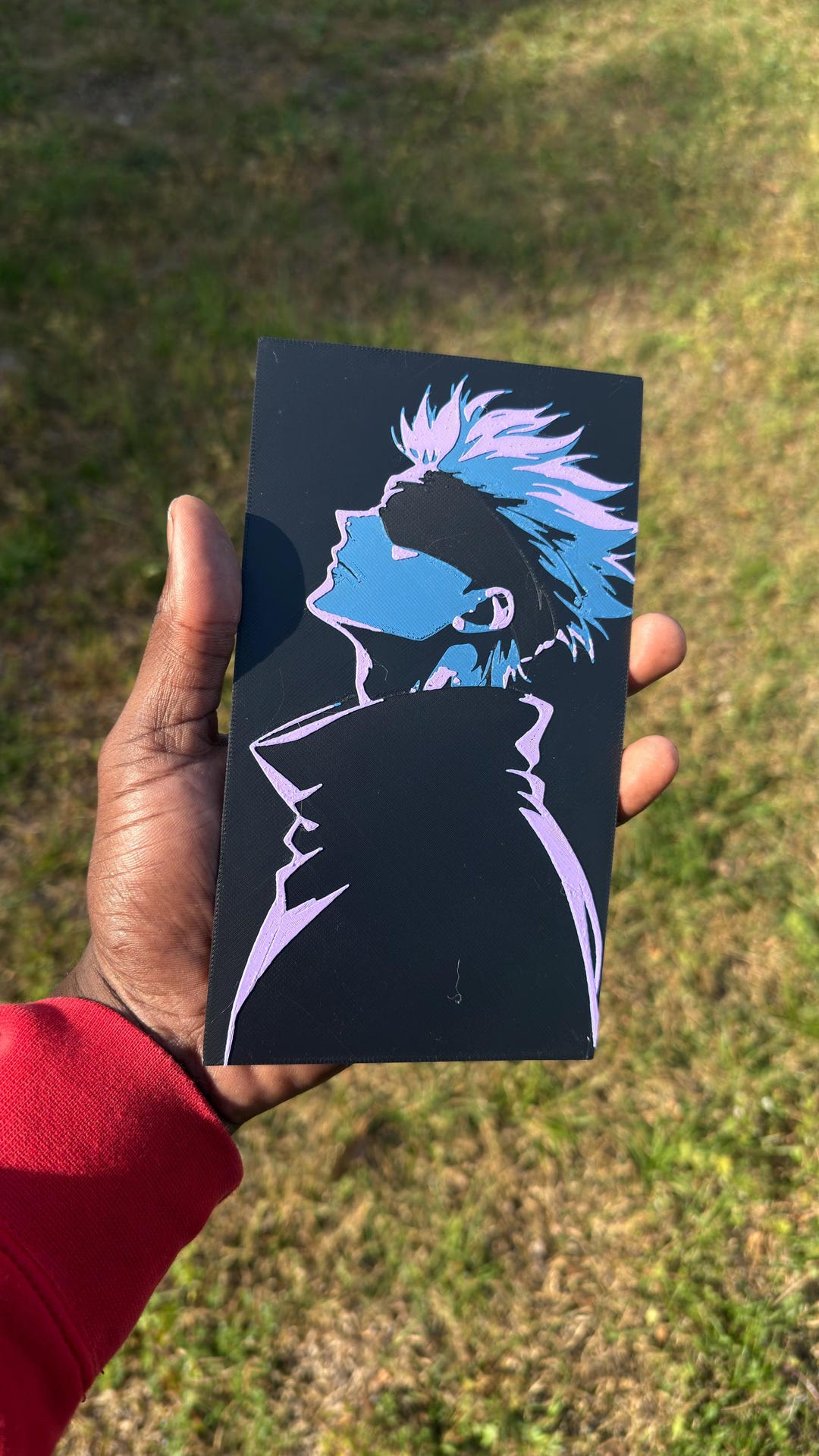 Gojo 3D Printed Wall Art | Jujutsu Kaisen Layered Manga Panel | Anime ...