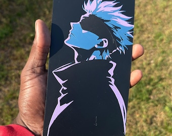 Gojo 3D Printed Wall Art | Jujutsu Kaisen Layered Manga Panel | Anime Room Decor